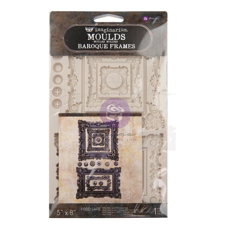 Foremka silikonowa 20x13 Baroque Frames Finnabair 969363 Prima 4