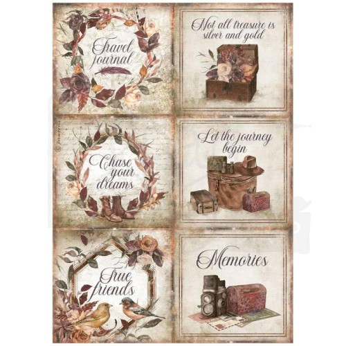 Papier ryżowy A4 Our Way Cards Karty DFSA4716 Stamperia