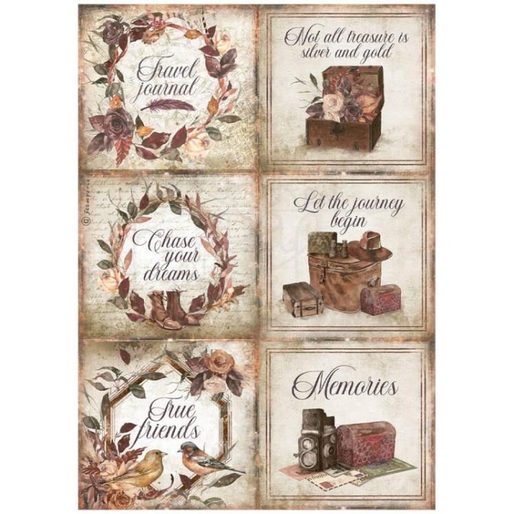 Papier ryżowy A4 Our Way Cards Karty DFSA4716 Stamperia