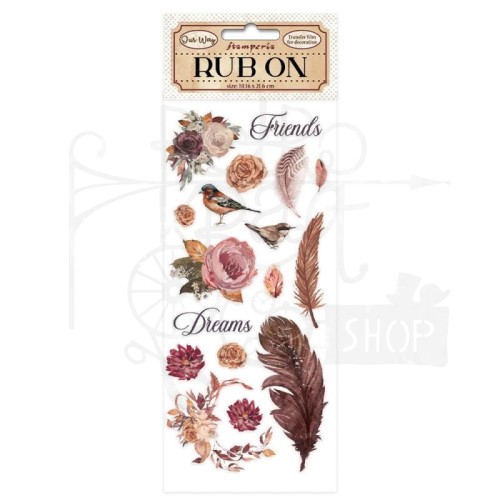 Rub-On Transfer 10x21.6cm Our Way DFLRB06 Stamperia