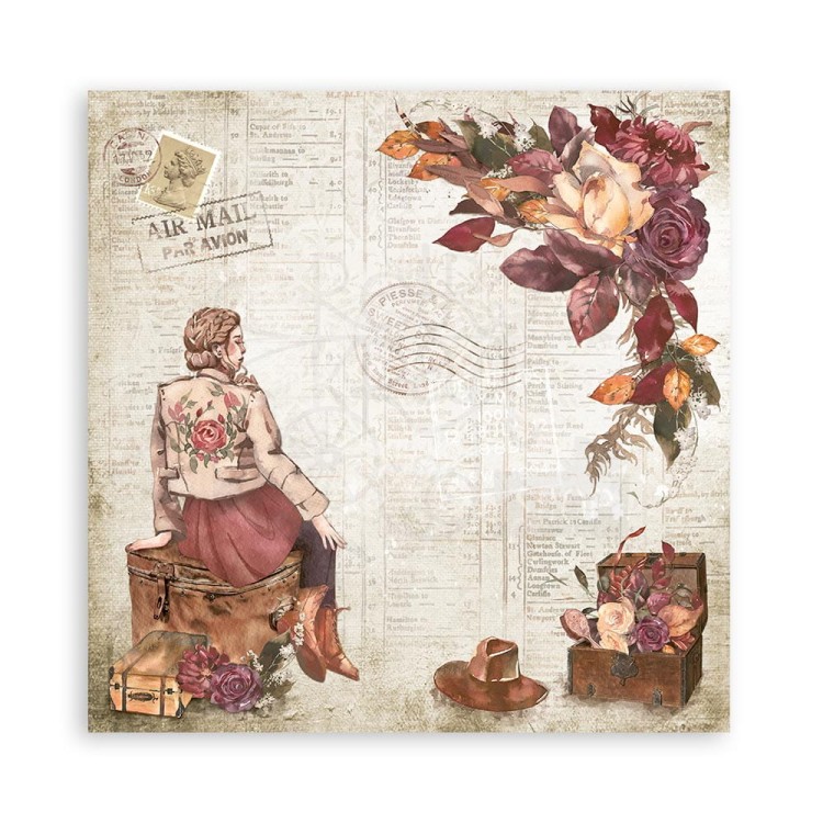 Zestaw papierów 20x20cm Our Way SBBS64 Stamperia 7