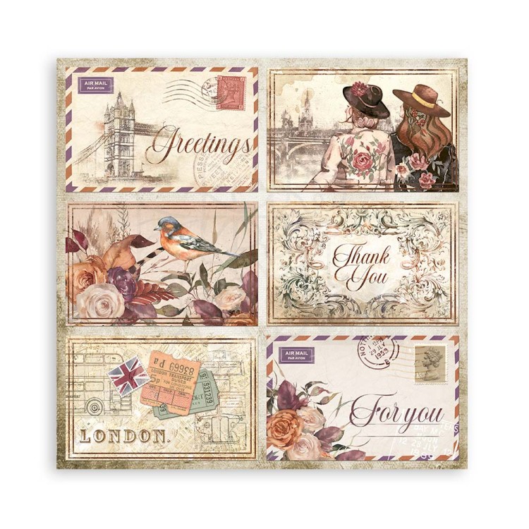 Zestaw papierów 20x20cm Our Way SBBS64 Stamperia 31