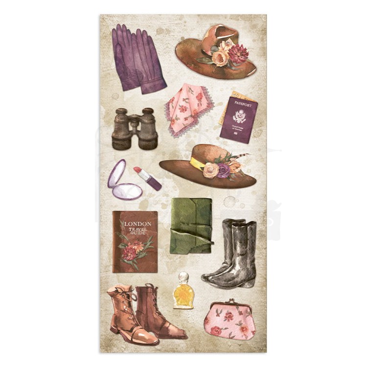 Zestaw papierów z elementami do wycięcia 15x30cm Our Way SBBV17 Stamperia 5