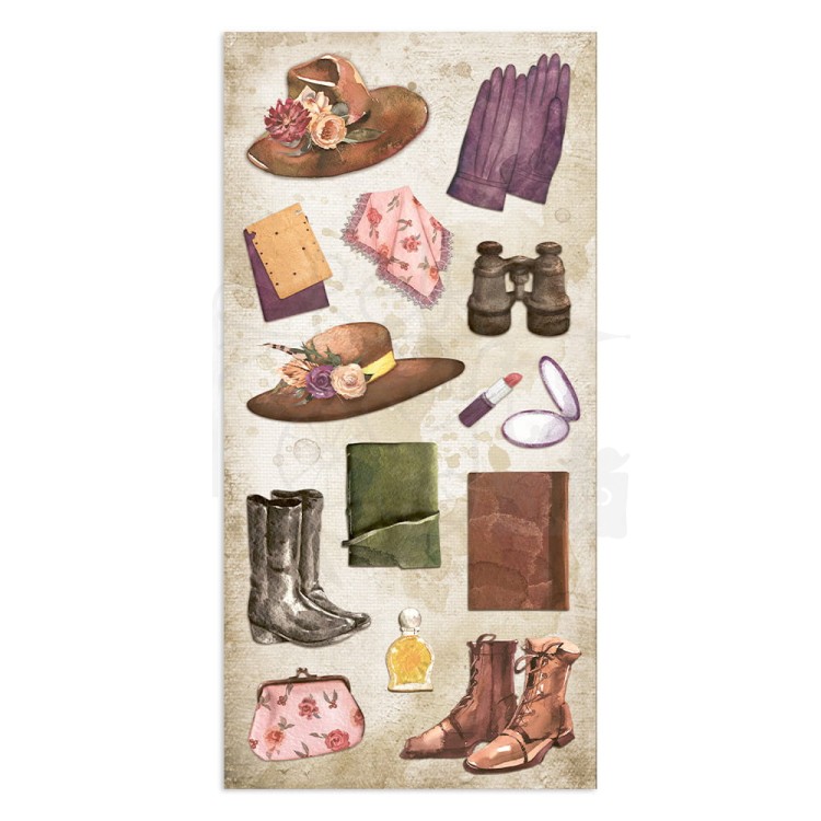 Zestaw papierów z elementami do wycięcia 15x30cm Our Way SBBV17 Stamperia 6
