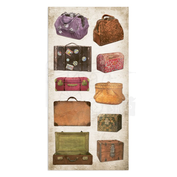 Zestaw papierów z elementami do wycięcia 15x30cm Our Way SBBV17 Stamperia 15