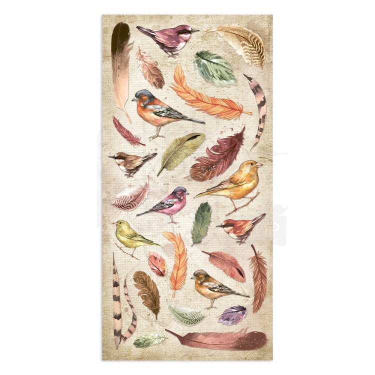 Zestaw papierów z elementami do wycięcia 15x30cm Our Way SBBV17 Stamperia 21