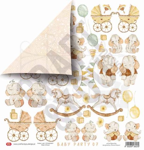 Papier 30x30 Baby Party 07 CP-BAPAR07 Craft&amp;You Design