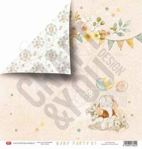 Zestaw papierów 30x30 Baby Party CPS-BAPAR30-6 Craft&amp;You Design 1