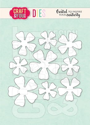 Wykrojnik Small flowers set 1 Kwiatki zestaw 2 CW183 Craft&amp;You Design