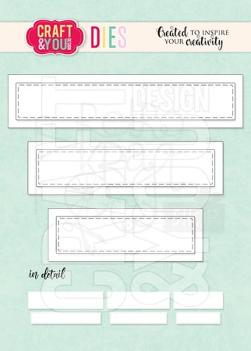 Wykrojnik Banners set 1 Banerki zestaw 1 CW188 Craft&amp;You Design
