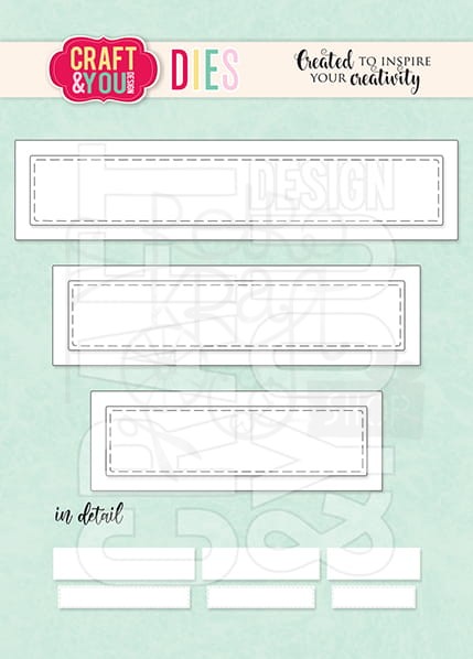 Wykrojnik Banners set 1 Banerki zestaw 1 CW188 Craft&amp;You Design