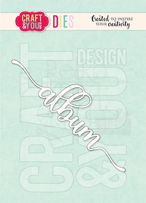Wykrojnik napis Album CW179 Craft&amp;You Design