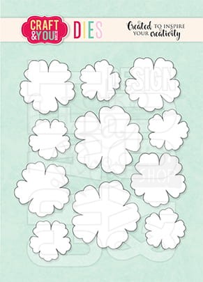 Wykrojnik Small flowers set 1 Kwiatki zestaw 1 CW182 Craft&amp;You Design