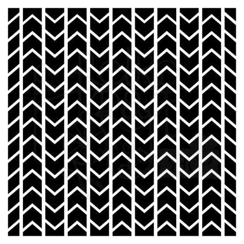 Szablon maska 15x15cm Chevron SCB53100001 Scrapberry's