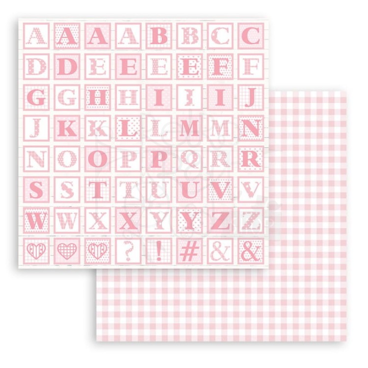 Zestaw papierów 20x20cm Babydream Pink SBBS58 Stamperia 5