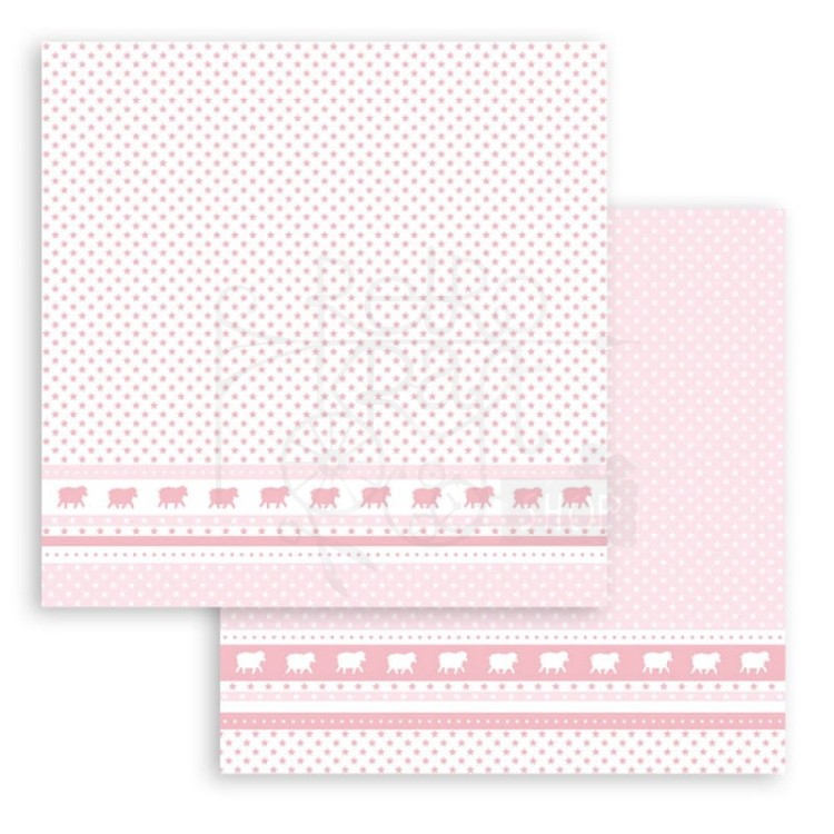 Zestaw papierów 20x20cm Babydream Pink SBBS58 Stamperia 7