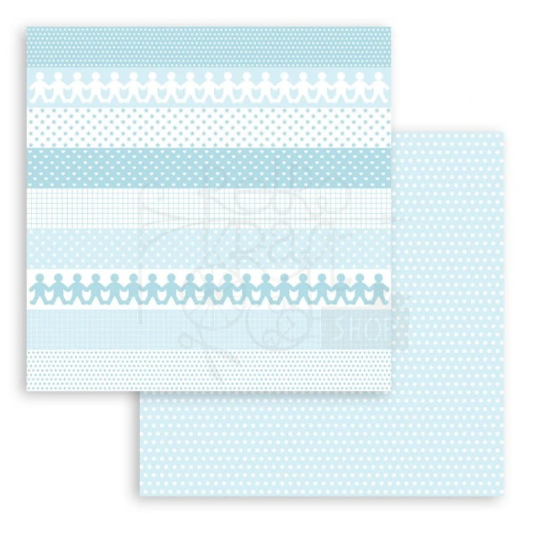 Zestaw papierów 20x20cm Babydream Blue SBBS56 Stamperia 4