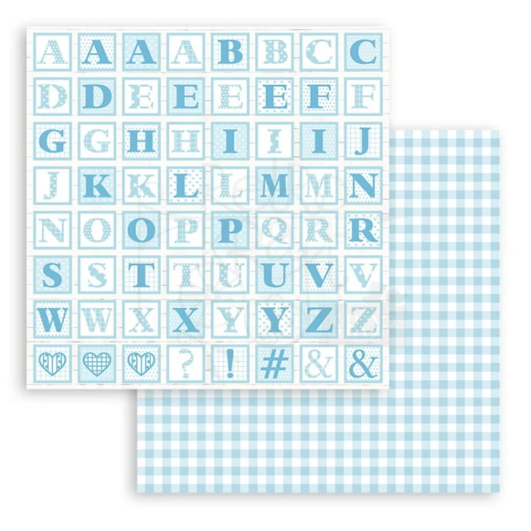 Zestaw papierów 20x20cm Babydream Blue SBBS56 Stamperia 5