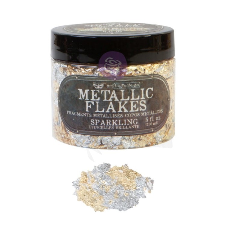 Płatki Finnabair Art Ingredients Fine Metallic Flakes 150ml - Sparkling 968847 Prima