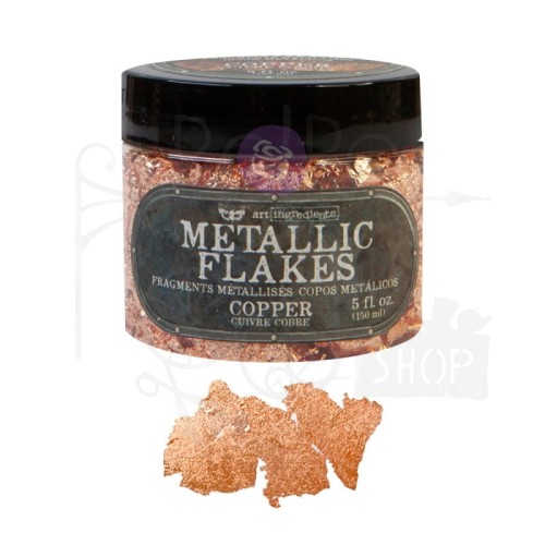 Płatki Finnabair Art Ingredients Fine Metallic Flakes 150ml - Copper 968830 Prima