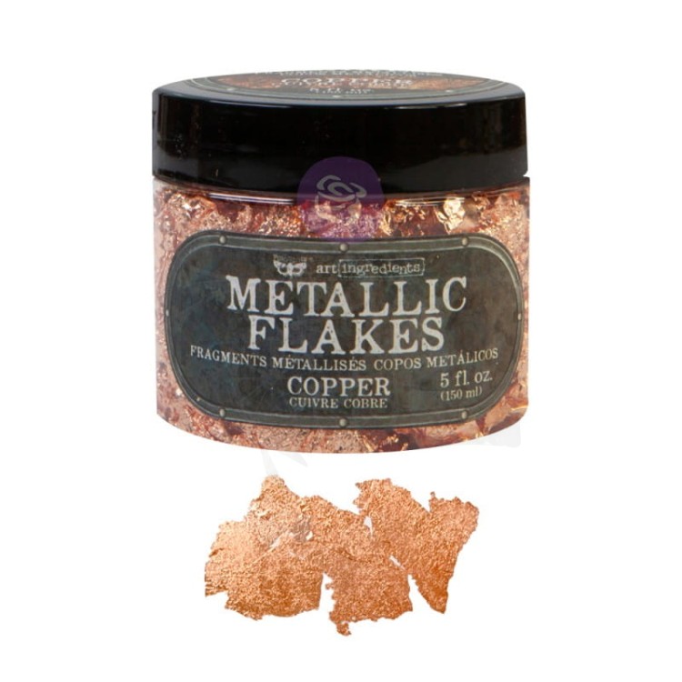 Płatki Finnabair Art Ingredients Fine Metallic Flakes 150ml - Copper 968830 Prima
