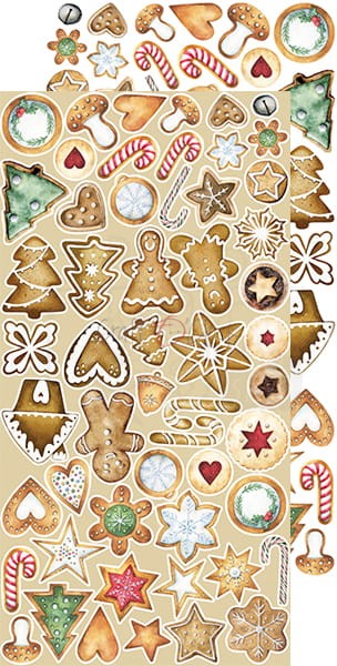 Zestaw dodatków do wycięcia - Christmas - Warm and Peaceful CC-C48-WP-10 Craft O'Clock 3