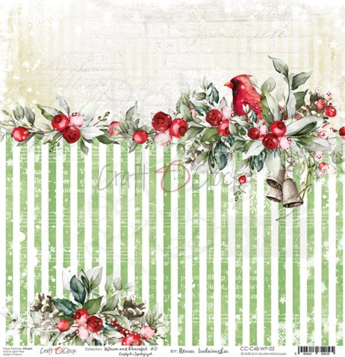 Papier 30x30 Warm and Peaceful 02 CC-C48-WP-02 Craft O'Clock 1