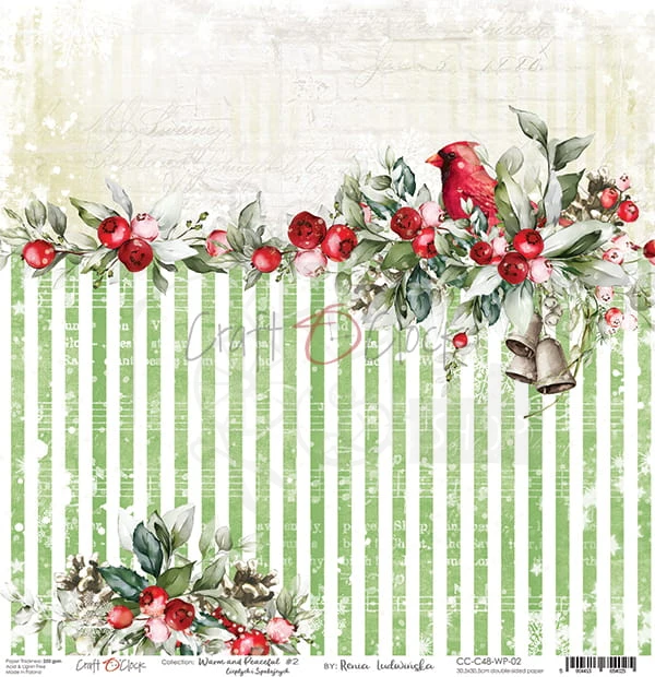 Papier 30x30 Warm and Peaceful 02 CC-C48-WP-02 Craft O'Clock 1