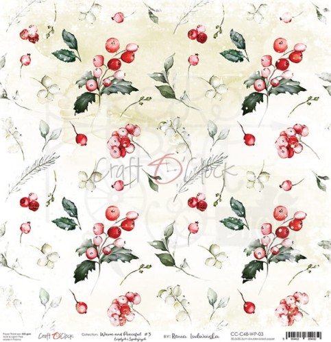 Papier 30x30 Warm and Peaceful 03 CC-C48-WP-03 Craft O'Clock 1