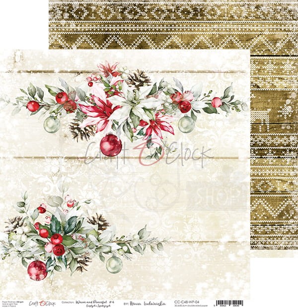 Papier 30x30 Warm and Peaceful 04 CC-C48-WP-04 Craft O'Clock