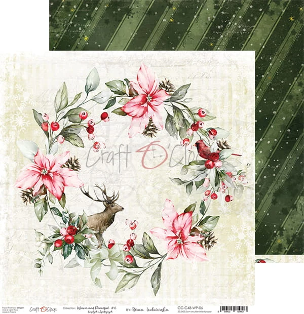 Papier 30x30 Warm and Peaceful 06 CC-C48-WP-06 Craft O'Clock