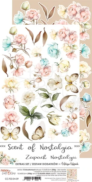 Zestaw dodatków do wycięcia Scent of Nostalgia CC-F22-SN-09 Craft O'Clock 7
