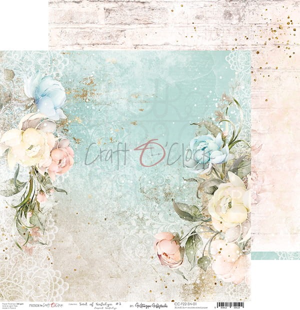 Zestaw papierów 30x30 Scent of Nostalgia CC-F22-SN-00 Craft O'Clock 1