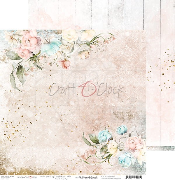 Zestaw papierów 30x30 Scent of Nostalgia CC-F22-SN-00 Craft O'Clock 5