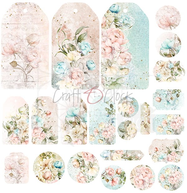 Zestaw papierów 30x30 Scent of Nostalgia CC-F22-SN-00 Craft O'Clock 8
