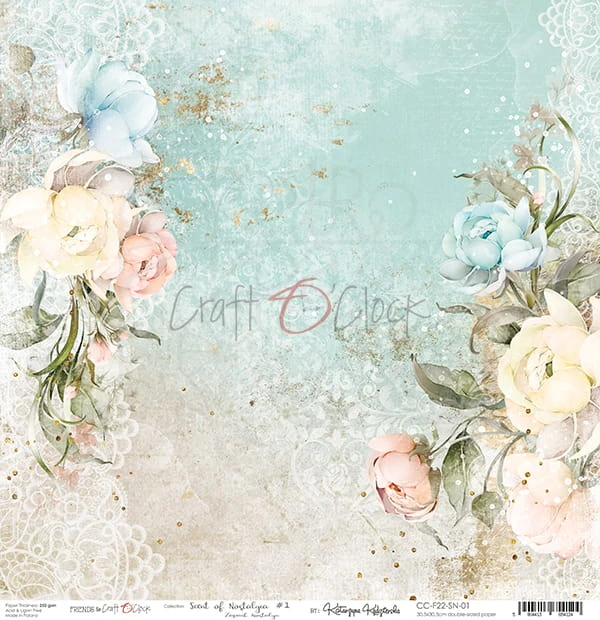 Papier 30x30 Scent of Nostalgia 01 CC-F22-SN-01 Craft O'Clock 1
