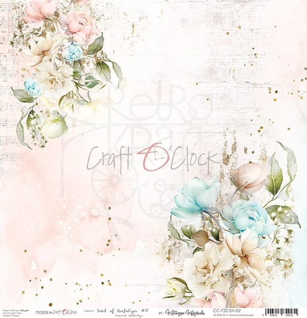 Papier 30x30 Scent of Nostalgia 02 CC-F22-SN-02 Craft O'Clock 1