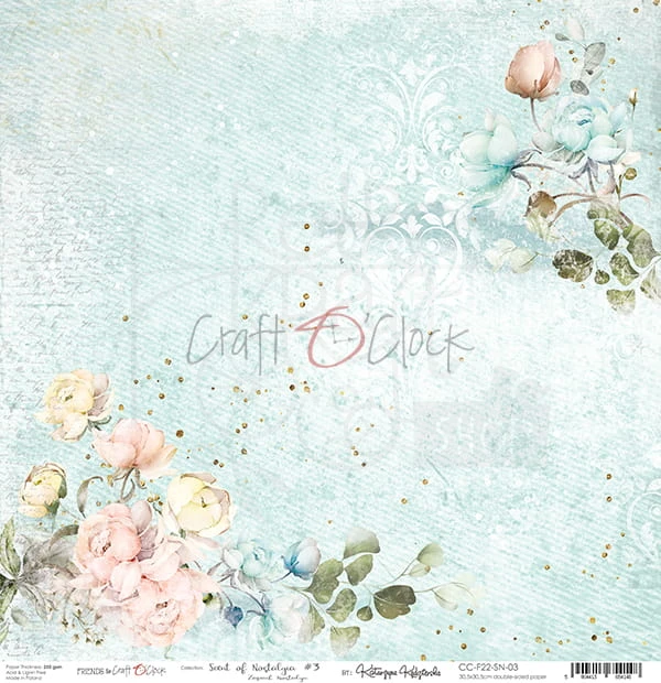 Papier 30x30 Scent of Nostalgia 03 CC-F22-SN-03 Craft O'Clock 1