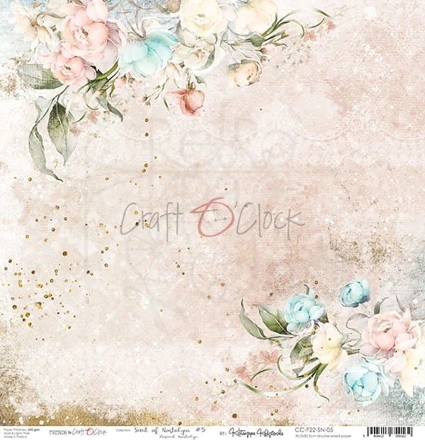 Papier 30x30 Scent of Nostalgia 05 CC-F22-SN-05 Craft O'Clock 1