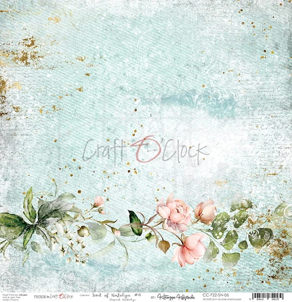 Papier 30x30 Scent of Nostalgia 06 CC-F22-SN-06 Craft O'Clock 1