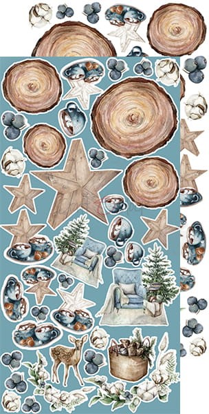 Zestaw dodatków do wycięcia Holidays in Snow CC-F20-HS-09 Craft O'Clock 6