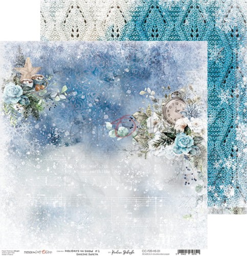 Papier 30x30 Holidays in Snow 01 CC-F20-HS-01 Craft O'Clock