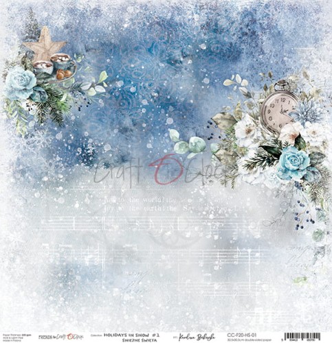 Papier 30x30 Holidays in Snow 01 CC-F20-HS-01 Craft O'Clock 1