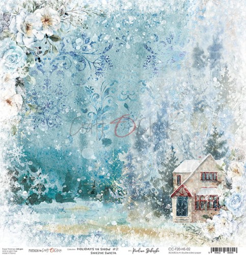 Papier 30x30 Holidays in Snow 02 CC-F20-HS-02 Craft O'Clock 1