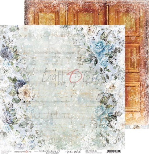 Papier 30x30 Holidays in Snow 06 CC-F20-HS-06 Craft O'Clock