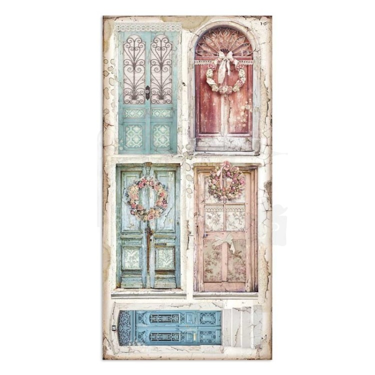 Zestaw papierów z elementami do wycięcia 15x30 Passion SBBV02 Stamperia