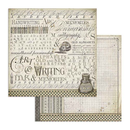 Papier 30x30 Caligraphy Ink Atrament pismo SBB740 Stamperia
