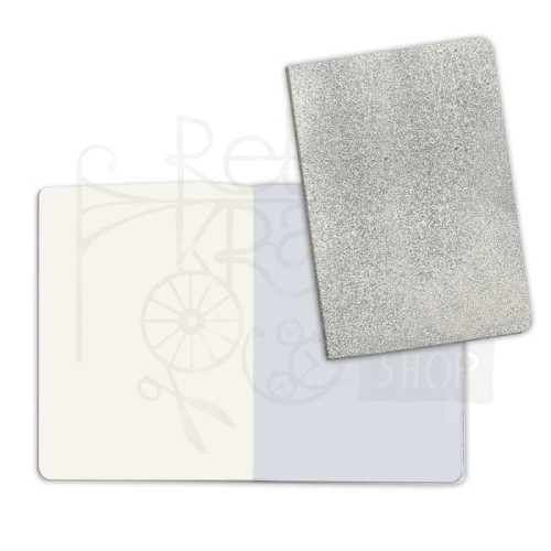 Zeszyt A5 okładka Stone Paper Silver srebrny KC85RS Stamperia
