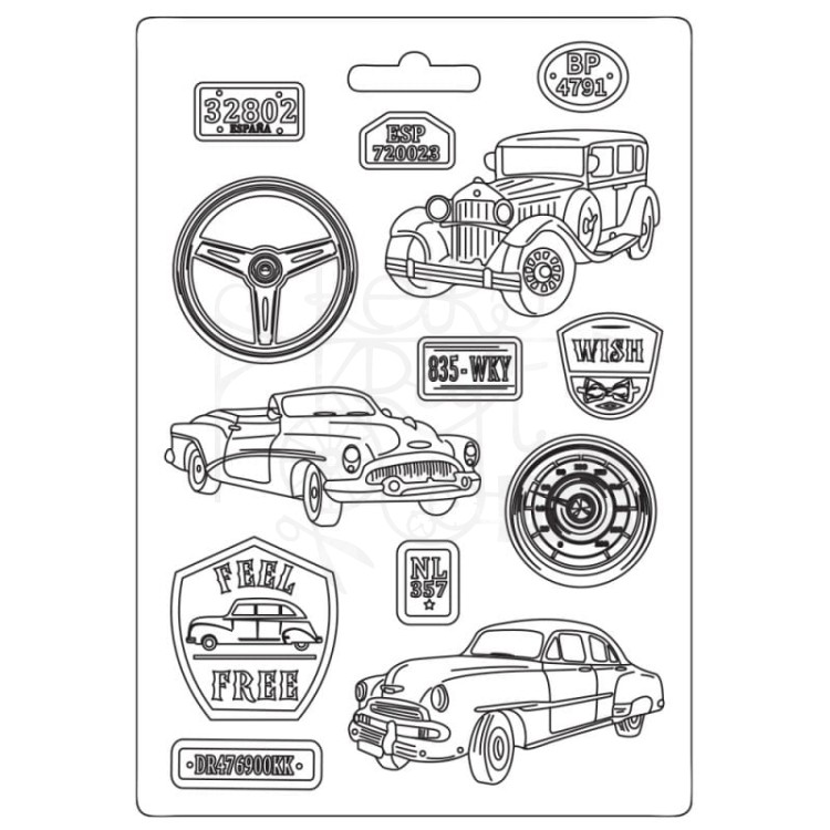 Foremka do odlewów A4 Desire Vintage Cars K3PTA4553 Stamperia