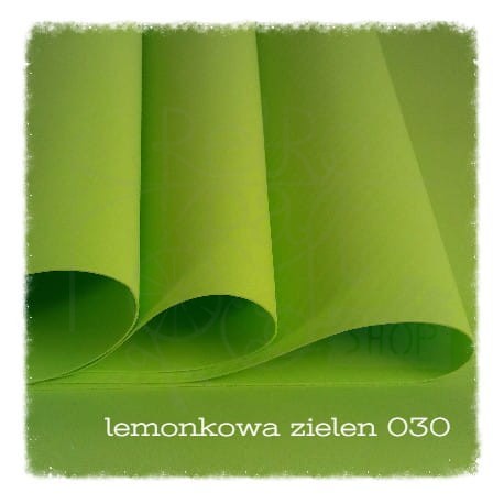 Pianka foamiran 30x35cm - lemonkowa zieleń